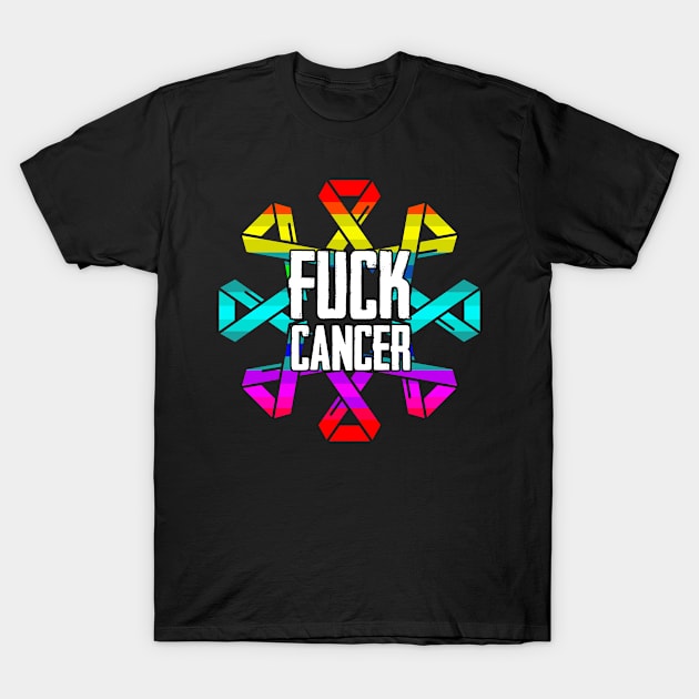 Fuck Cancer awareness month T-Shirt by Caskara